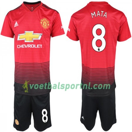 Manchester United Juan Mata 8 Kind Thuis Tenue 2018-19 Manchester United Juan Mata 8 Kind Thuis Tenue 2018-19